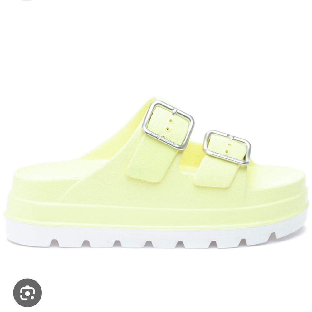J Slides Platform Slide-On Sandals